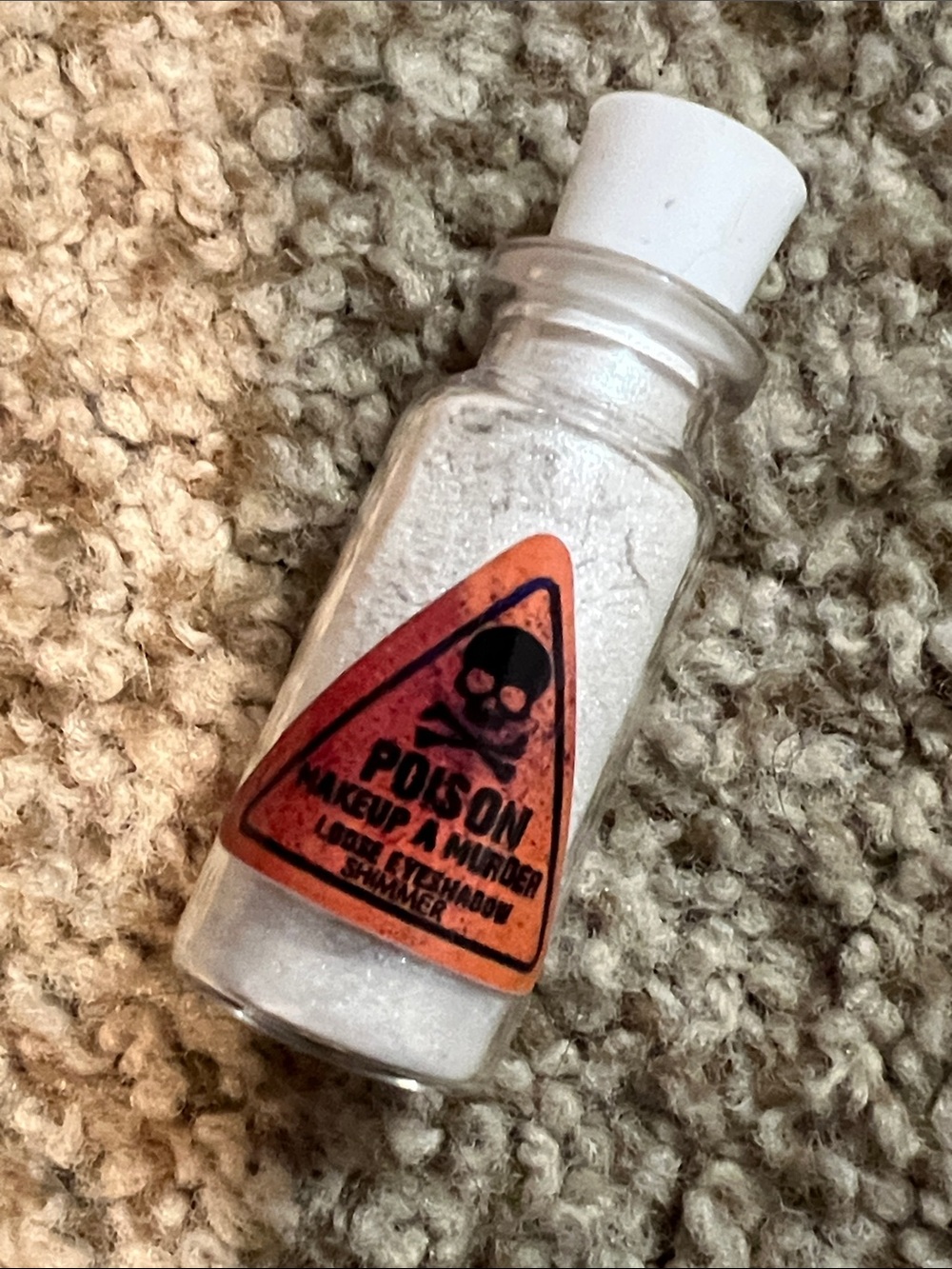 ☠️ MAKEUP A MURDER Pick Your Poison Pigment Shimmer White NEW